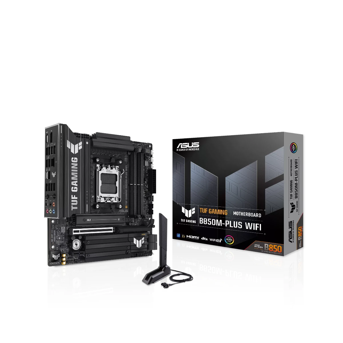 ASUS TUF GAMING B850M-PLUS WIFI AM5 Micro-ATX Gaming Motherboard - 90MB1IY0-M0EAY0