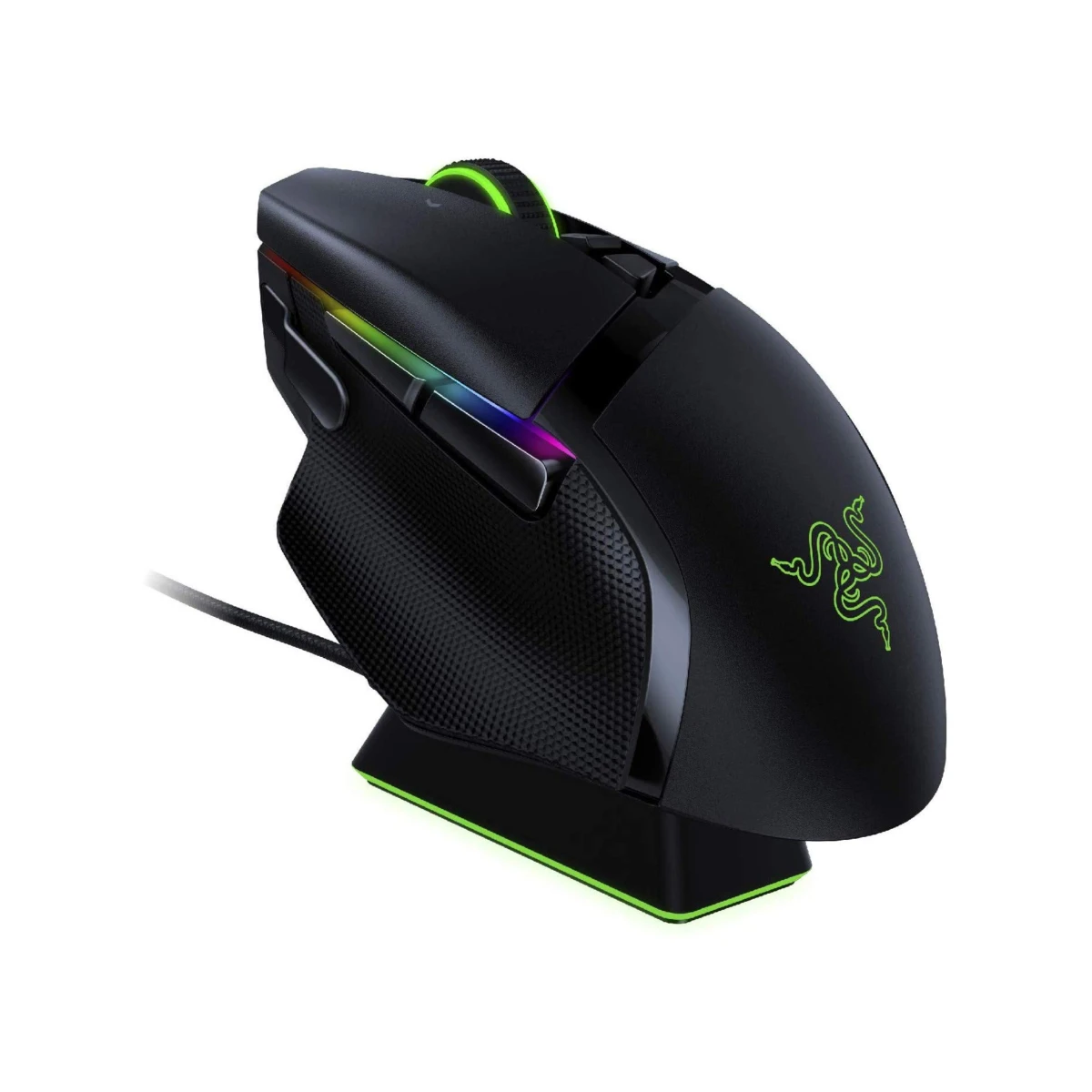 Razer Basilisk Ultimate Wireless Gaming Mouse (Advanced Optical Sensor, Customizable Scroll Wheel, RGB Lighting) - RZ01-03170100-R3G1 view 2