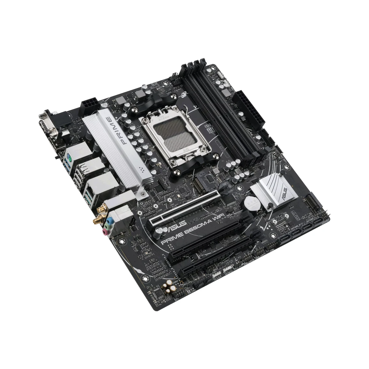 ASUS PRIME B650M-A WiFi AMD AM5 DDR5 PCIe 5.0 Micro-ATX Motherboard - 90MB1C00-M0EAY0 view 4
