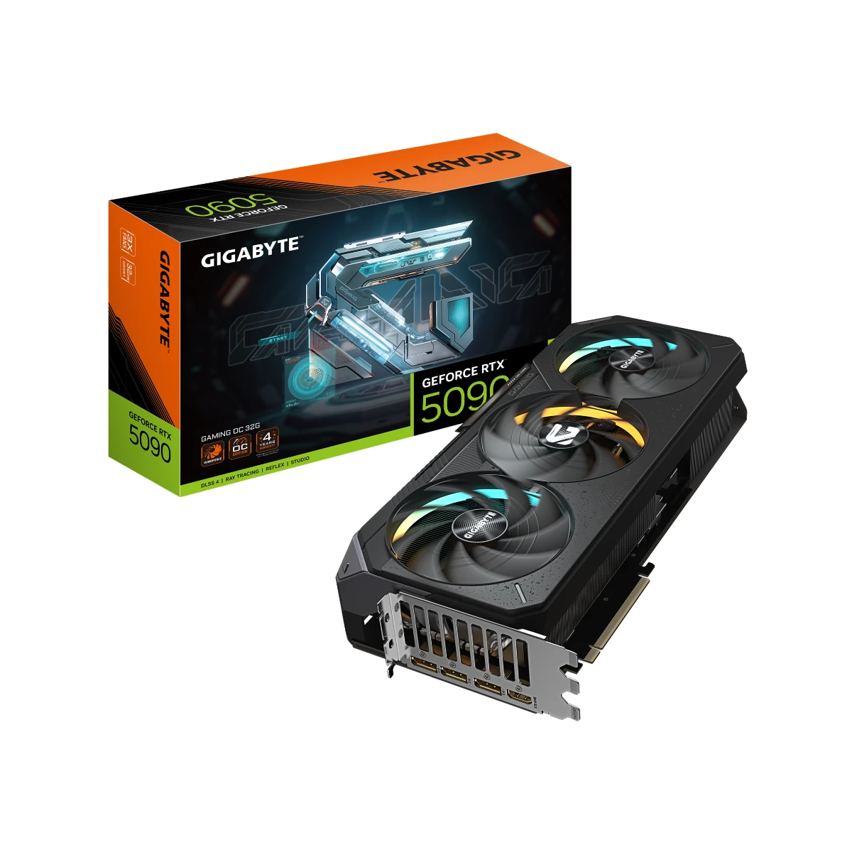 GIGABYTE GeForce RTX 5090 GAMING OC Graphics Card, 32GB GDDR7, DLSS 4 - GV-N5090GAMING-OC-32GD