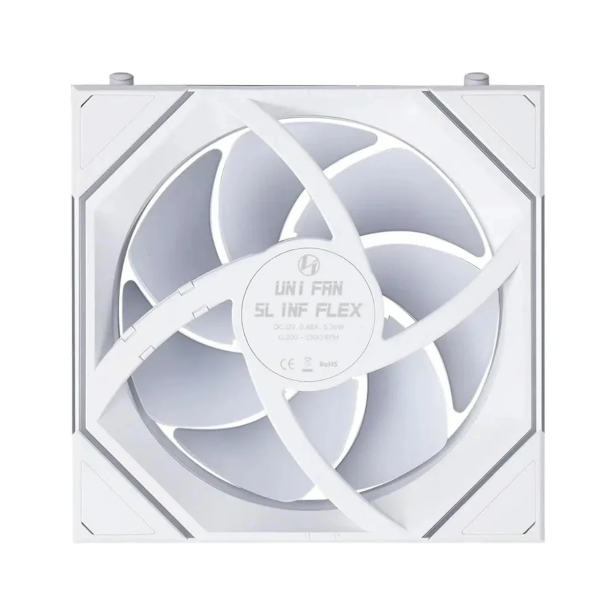 Lian Li UNI Fan SL-INF Flex 120mm ARGB 3-Pack Fan - White | G9F.12SLIN1F3W.00 view 4