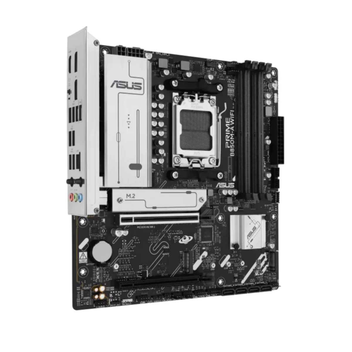 Asus PRIME B850M-A WIFI AM5 DDR5 mATX Motherboard - Black | 90MB1N80-M0EAY0 view 2