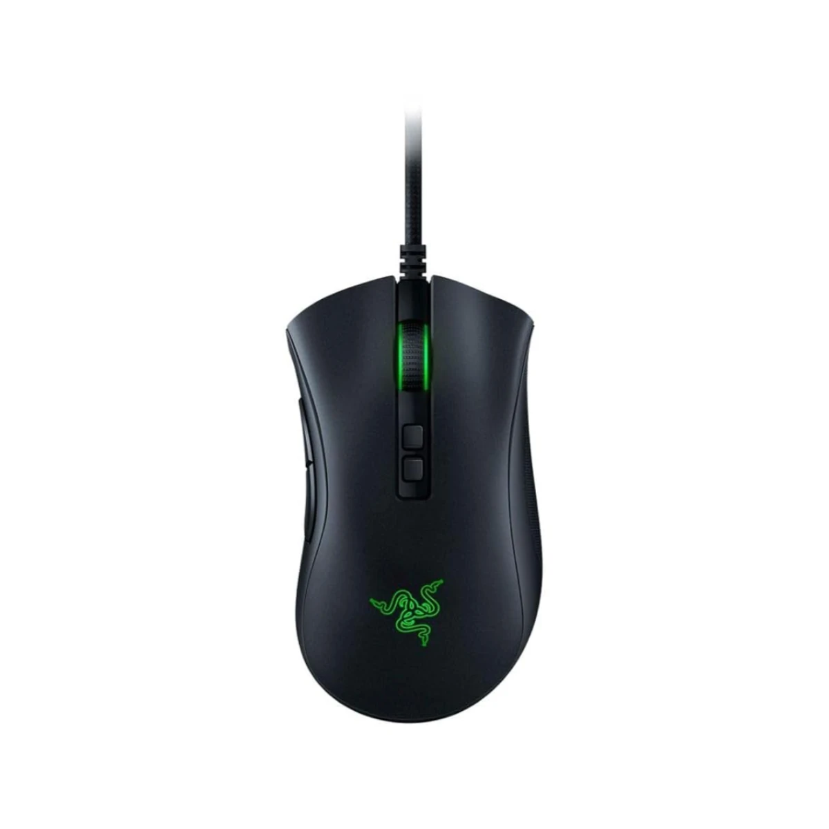 Razer DeathAdder V2 Ergonomic Wired Gaming Mouse (Focus+ 20K DPI Optical Sensor, 8 Programmable Buttons, Speedflex Cable, Chroma RGB Lighting) - RZ01-03210100-R3M1