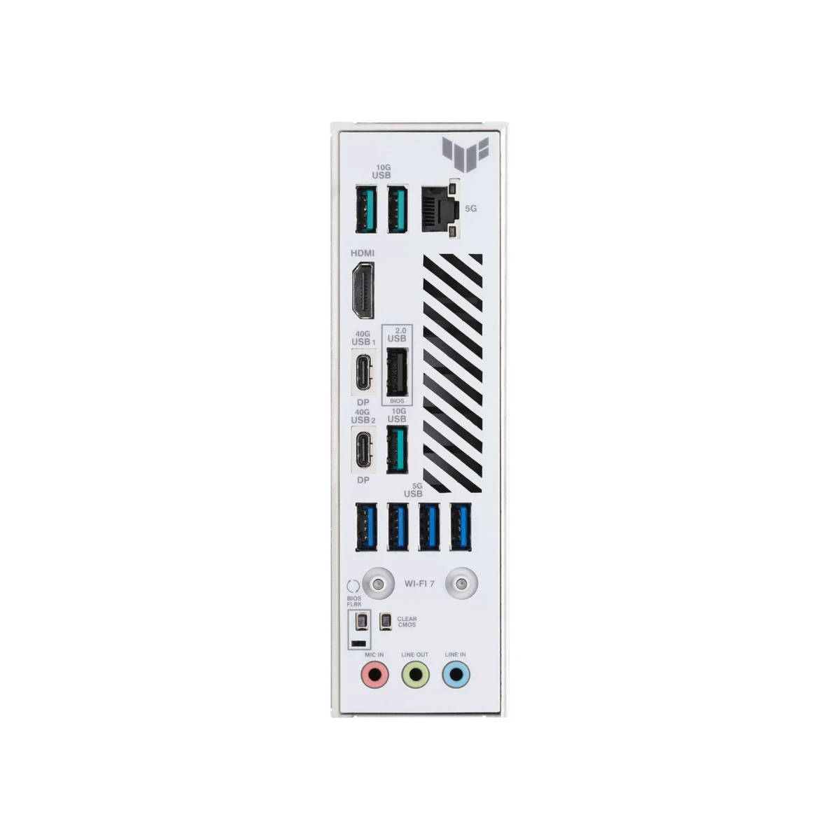 ASUS TUF GAMING X870-PRO WIFI7 W NEO AM5 DDR5 PCIe 5.0 ATX Motherboard - White | 90MB1NY0-M0EAY0 view 4