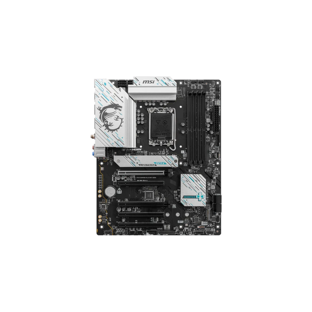MSI B760 GAMING PLUS WIFI DDR4 ATX Motherboard - Black | 911-7D98-043 view 2