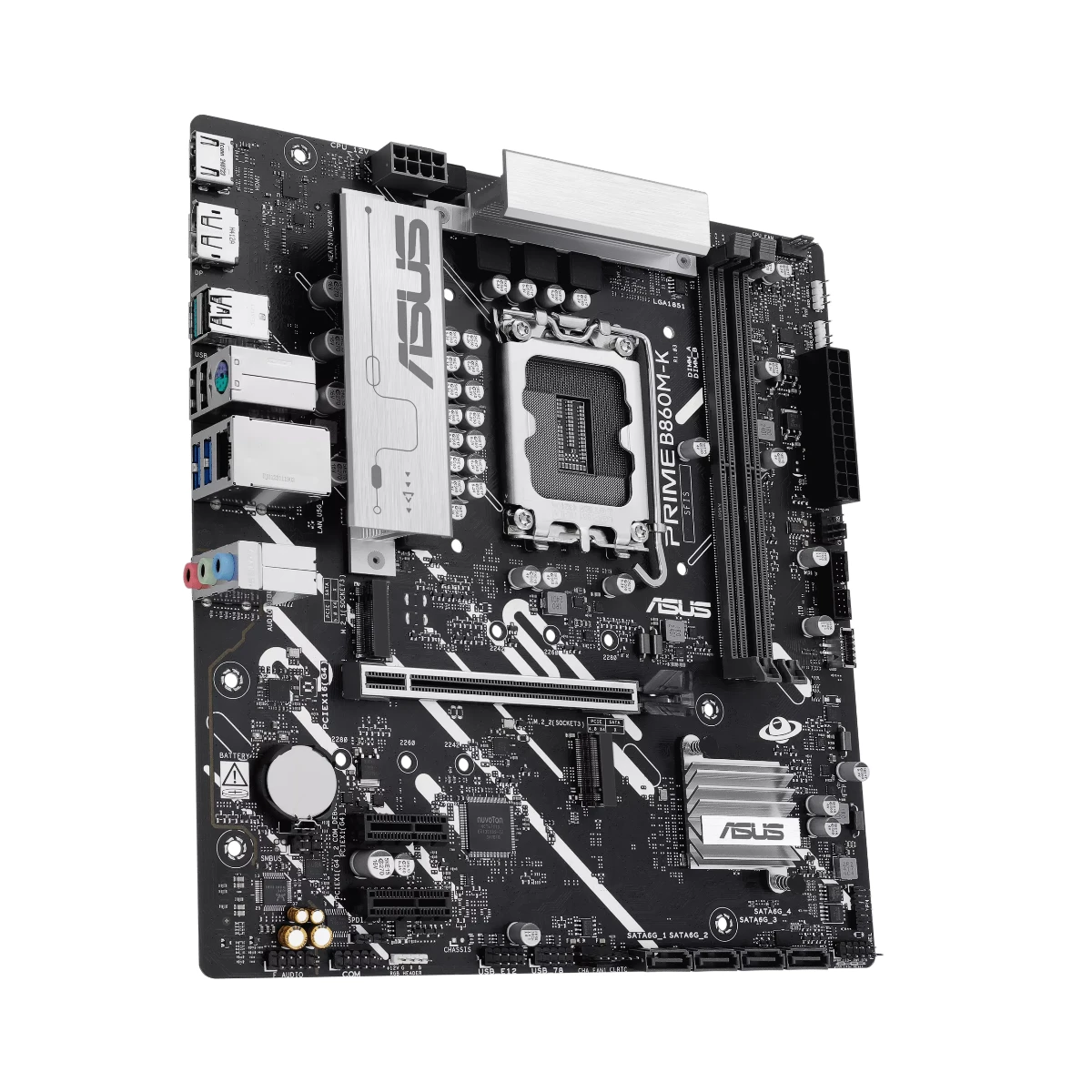 ASUS PRIME B860M-K LGA 1851 Micro-ATX Motherboard - 90MB1JT0-M0EAY0 view 2