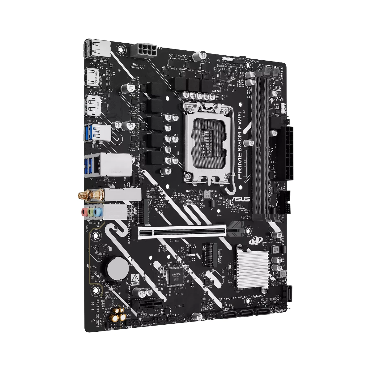 ASUS PRIME B760M-F WIFI LGA 1700 Micro-ATX Motherboard - 90MB1N00-M0EAY0 view 3