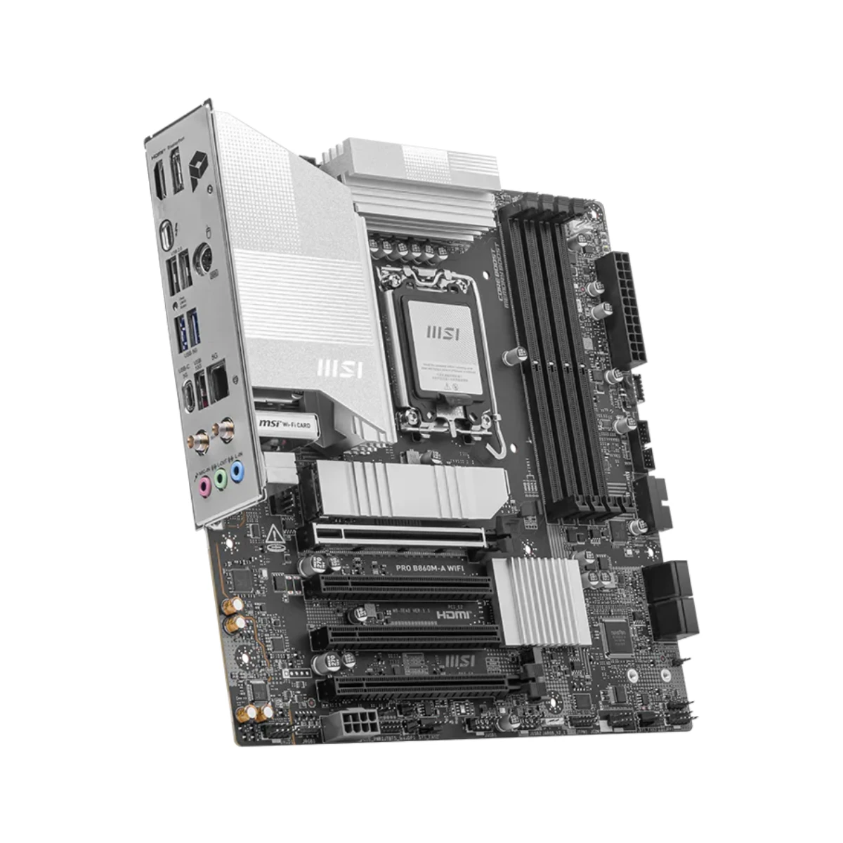 MSI PRO B860M-A WIFI LGA 1851 Micro-ATX Motherboard - 911-7E42-002 view 3