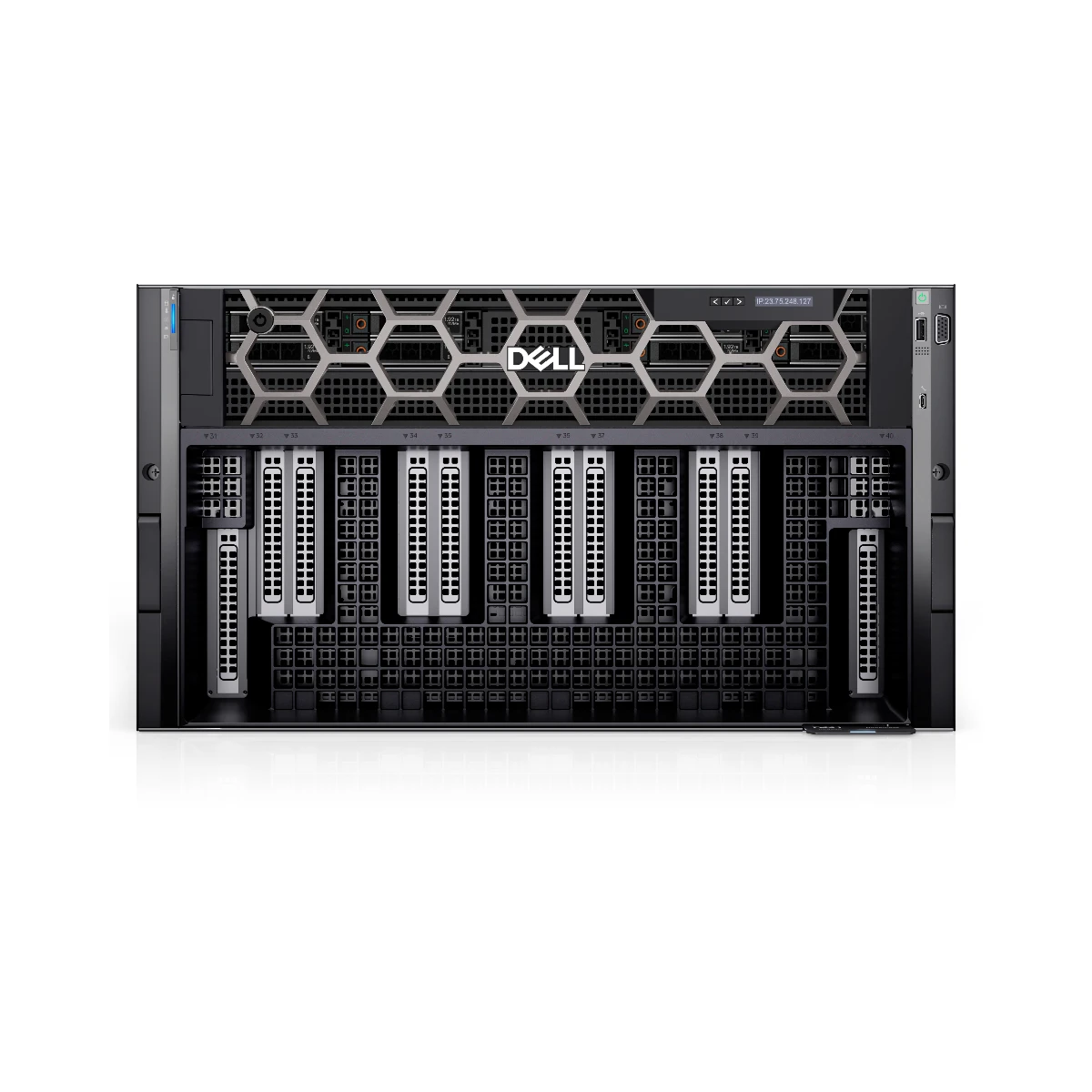 Dell PowerEdge XE9680 AI Server ( Intel Xeon Scalable Processors, 8× NVIDIA HGX H100/H200 SXM5 GPUs) - XE9680 view 2