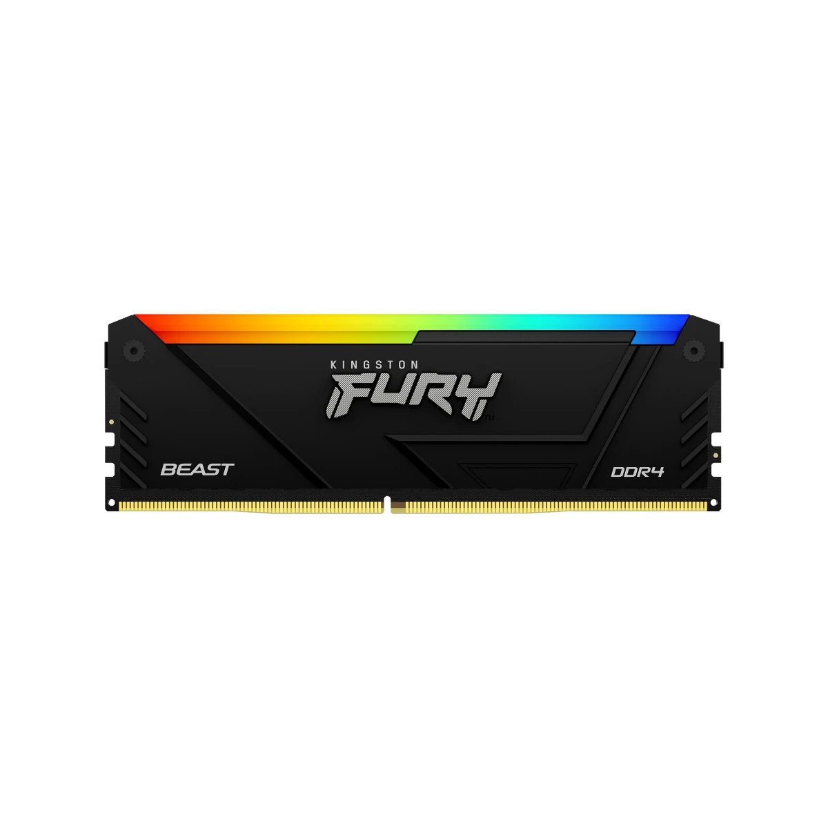 Kingston FURY Beast RGB 16GB (1×16GB) DDR4 3200MT/s RAM Memory (Black) – KF432C16BB2A/16
