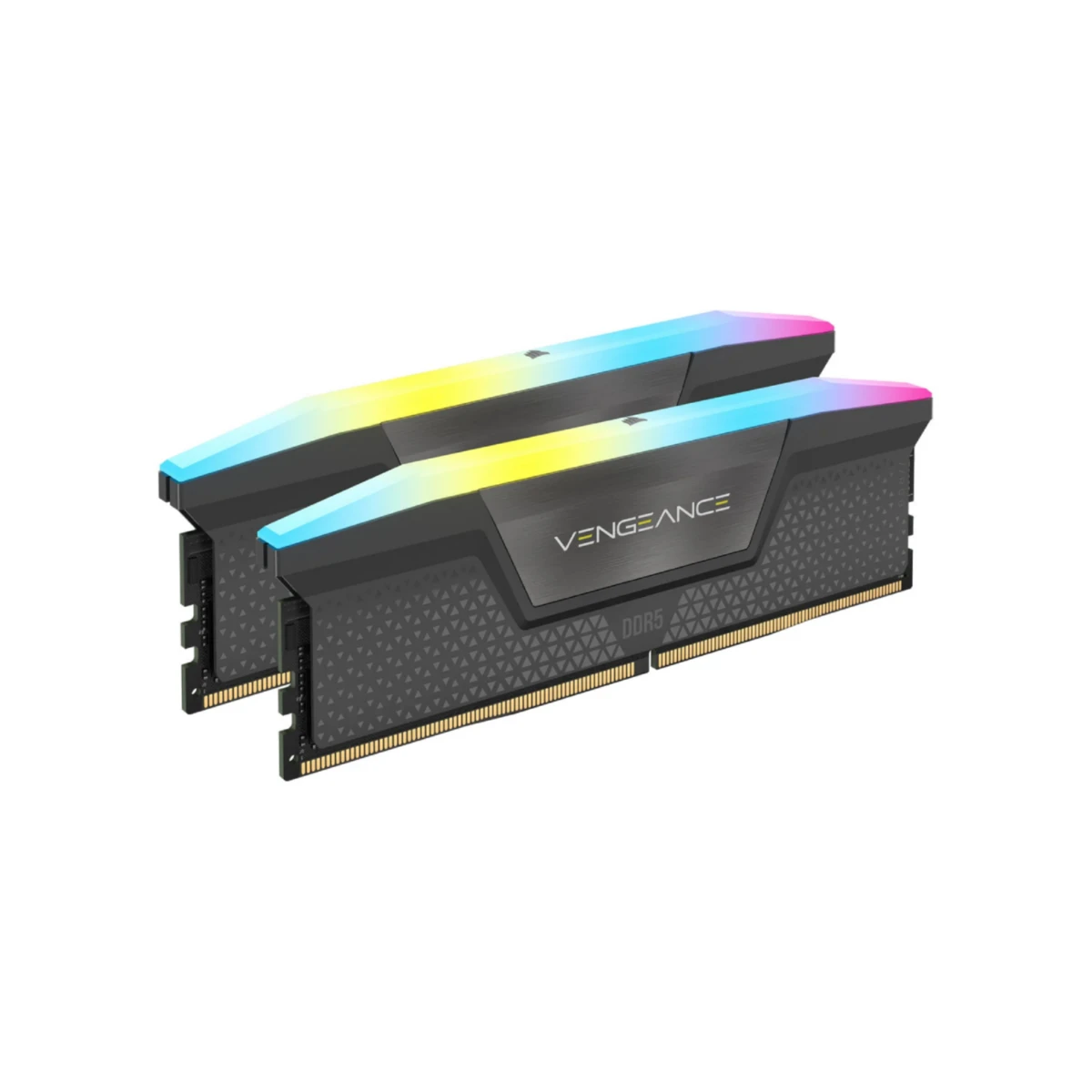 Corsair VENGEANCE RGB 32GB (2 x 16GB) DDR5 6000MT/s Memory Kit - Gray | CMH32GX5M2D6000Z38 view 2