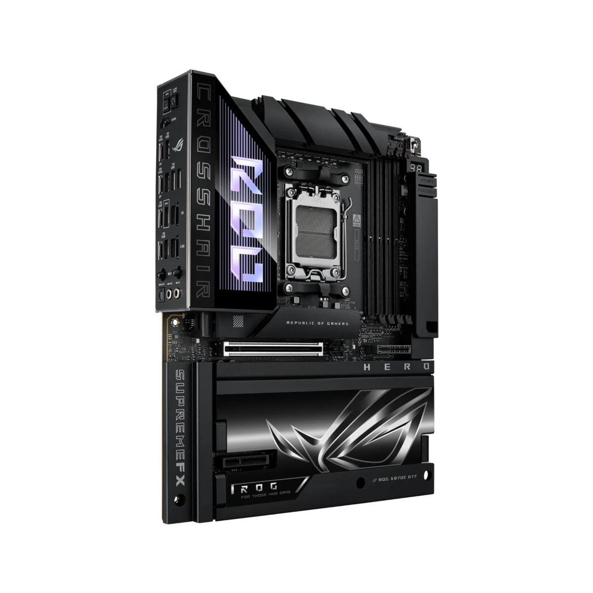 ASUS ROG CROSSHAIR X870E HERO BTF DDR5 AM5 ATX Motherboard - 90MB1MX0-M0EAY0 view 3