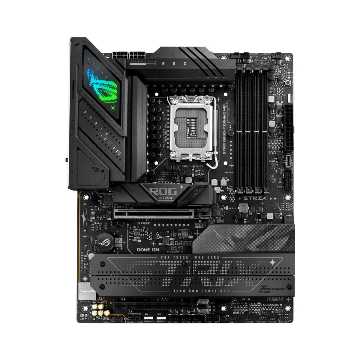 ASUS ROG STRIX B860-F GAMING WIFI LGA 1851 ATX Motherboard – Black - 90MB1JG0-M0EAY0 view 2