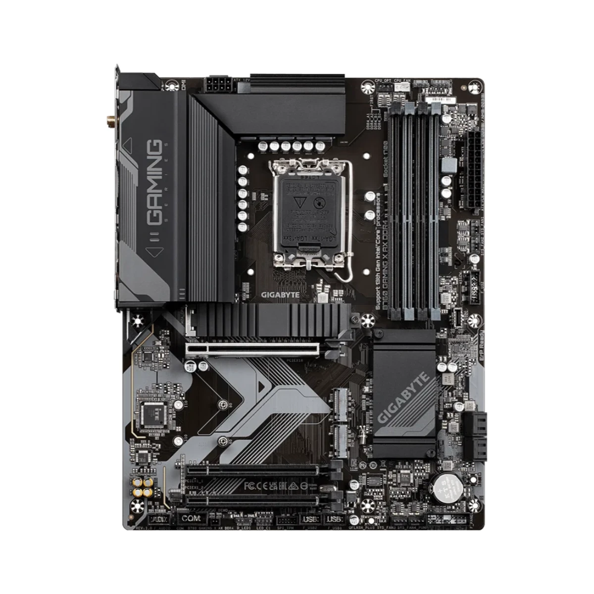 Gigabyte B760 GAMING X AX DDR4 ATX Motherboard – Intel LGA 1700, WiFi 6, PCIe 4.0, DDR4 Support - B760-GAMING-X-AX-DDR4 view 2
