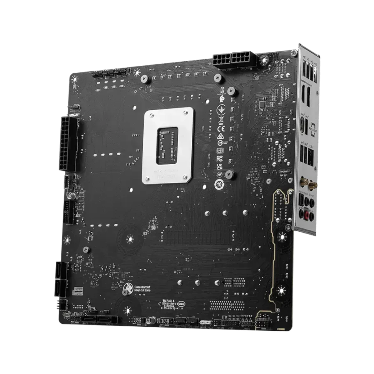 MSI B760M PROJECT ZERO DDR5 LGA 1700 Micro-ATX Motherboard - 911-7E14-001 view 3