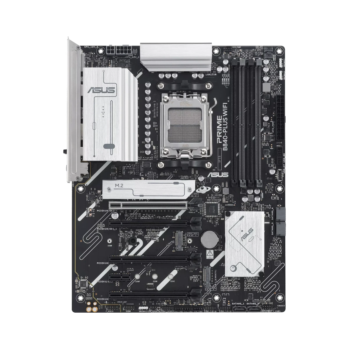 ASUS PRIME B840-PLUS WIFI AM5 ATX Motherboard - 90MB1IZ0-M0EAY0 view 2