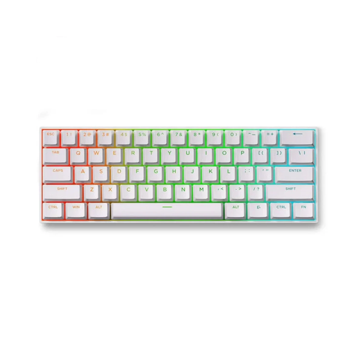 MCHOSE Ace60 Pro Wired Magnetic Switch Gaming Keyboard - White | MC-ACE60-7A view 2