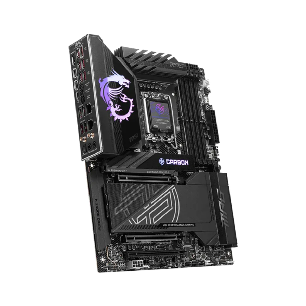 MSI MPG Z890 CARBON WIFI LGA 1851 ATX Gaming Motherboard – Black - 911-7E17-001 view 3