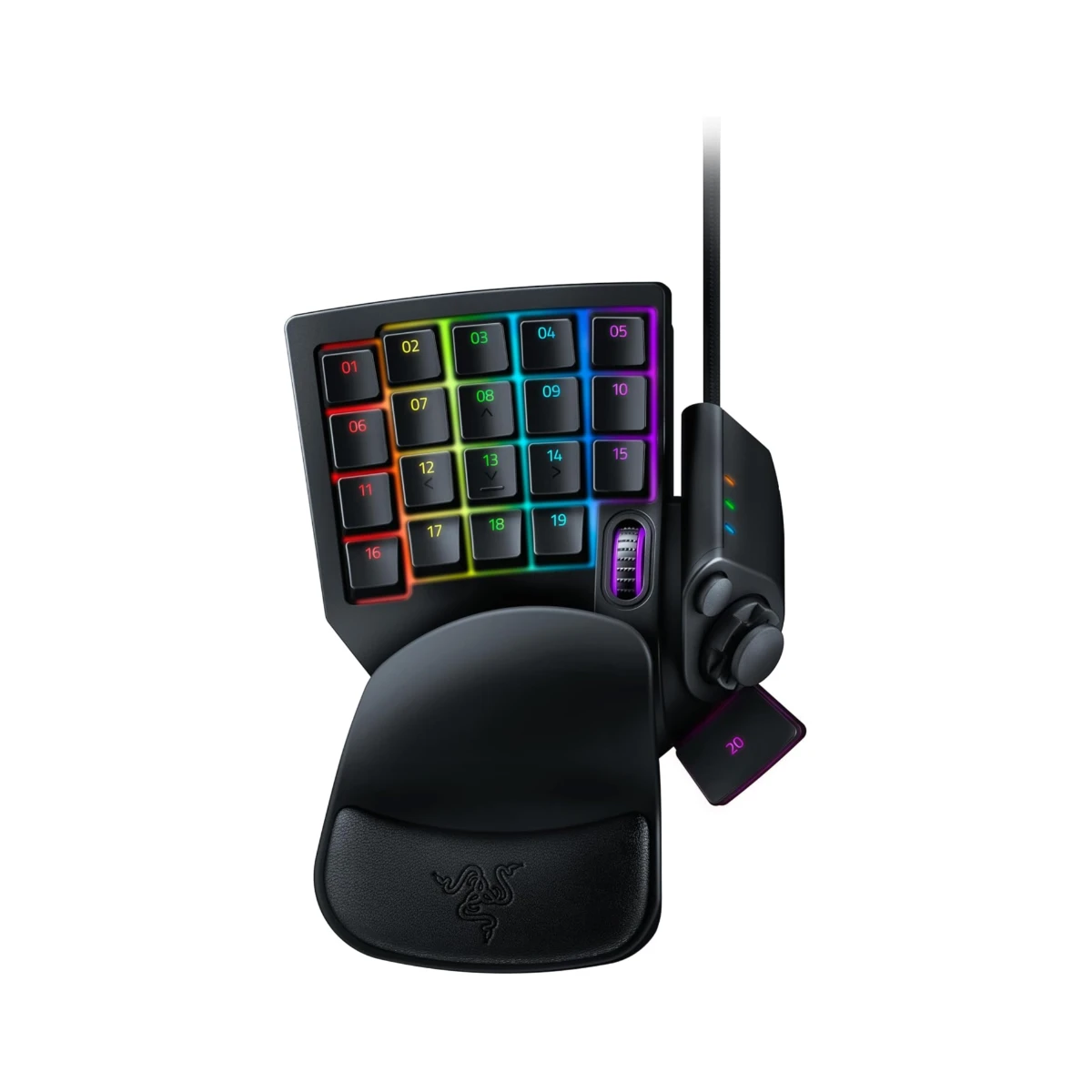 Razer Tartarus V2 Gaming Keypad - Black (Mecha-Membrane Switches, Programmable Keys, 8-Way Directional Thumbpad, Razer Chroma RGB) - RZ07-02270100-R3M1