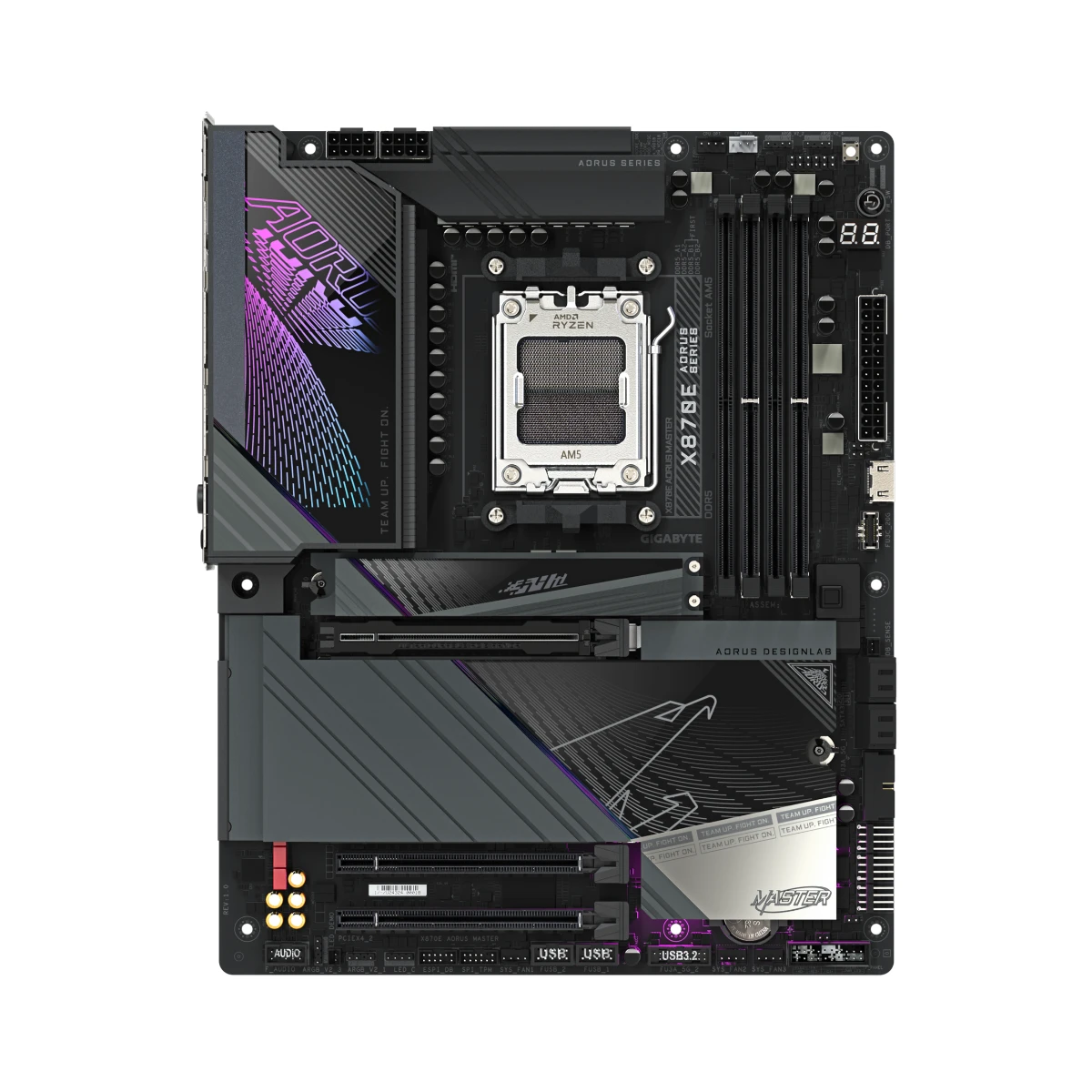 Gigabyte X870E AORUS MASTER AM5 ATX Gaming Motherboard - X870E-AORUS-MASTER view 2