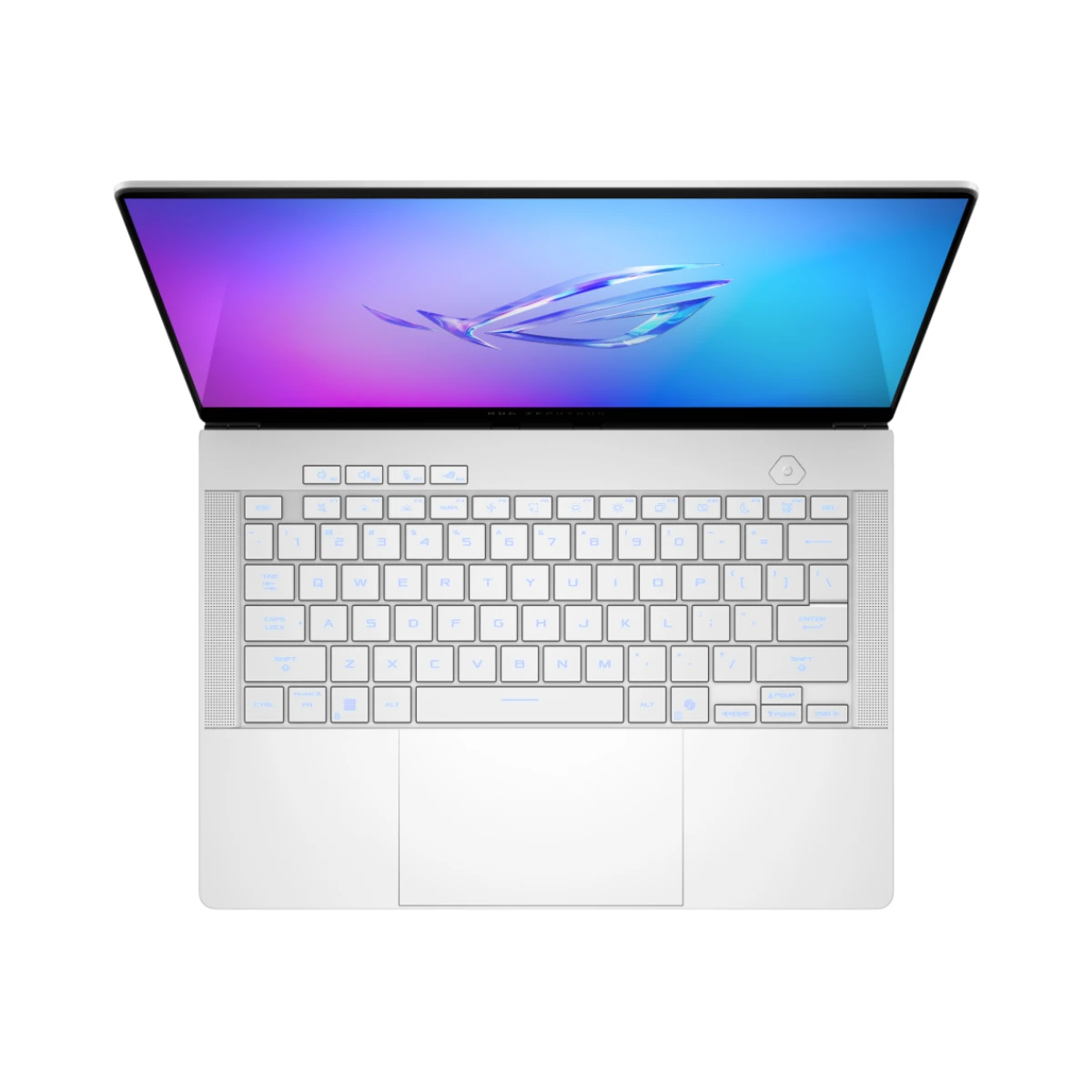 ASUS ROG Zephyrus G14 Gaming Laptop (GeForce RTX 5060, AMD Ryzen AI 9 HX 370, 32GB RAM, 1TB SSD, 14" WQXGA+ OLED 120Hz, Windows 11 Home, White) - GA403WM-AI-OLED-321W view 2