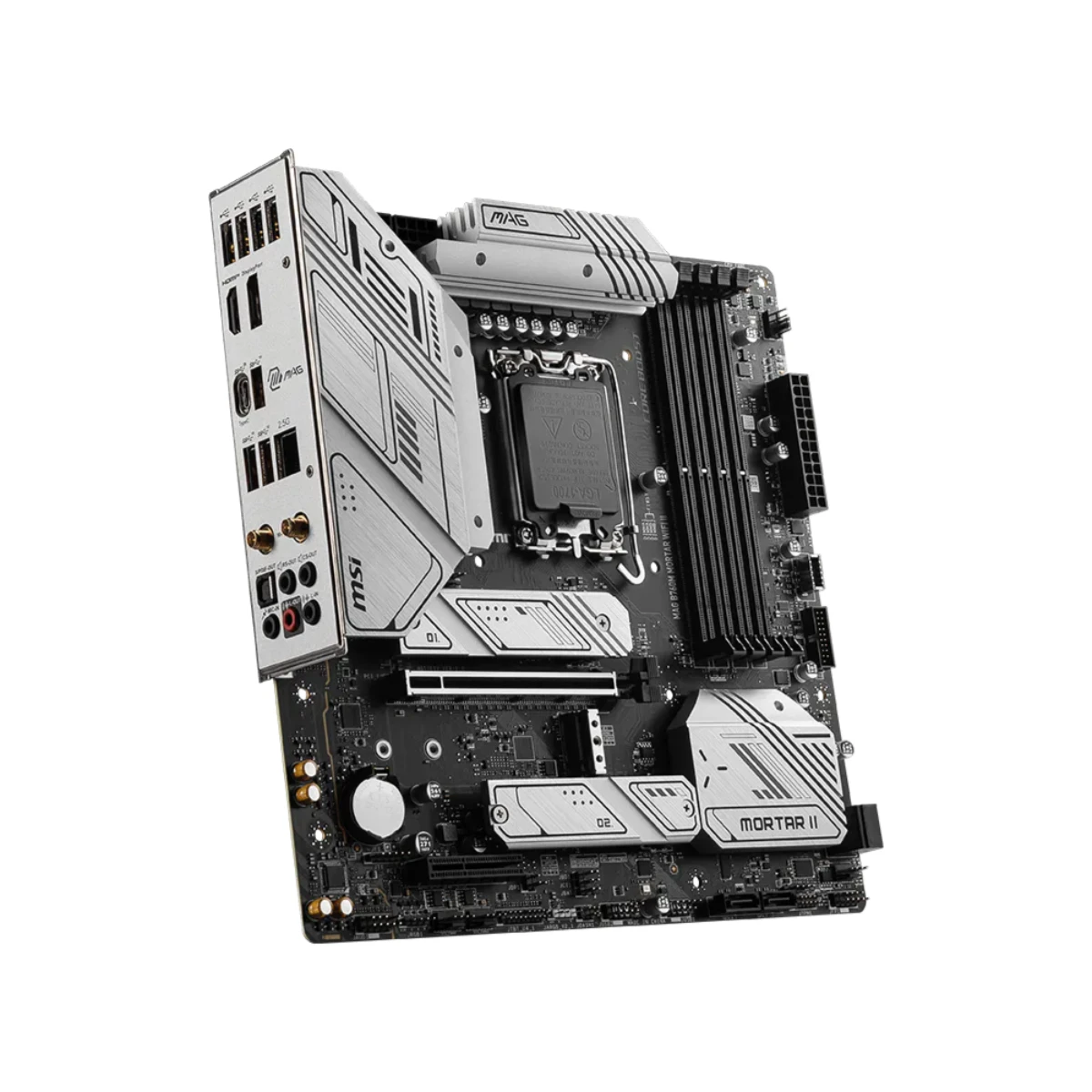MSI MAG B760M Mortar WiFi II Micro-ATX Motherboard Intel LGA 1700 DDR5 - 911-7E13-001 view 4