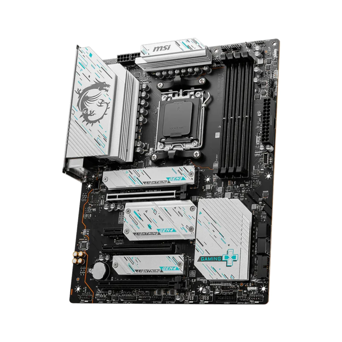 MSI X670E Gaming Plus WIFI DDR5 AM5 ATX Motherboard – White - 911-7E16-003 view 3