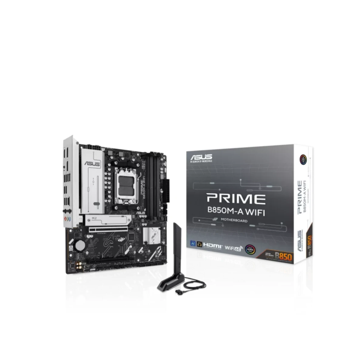 Asus PRIME B850M-A WIFI AM5 DDR5 mATX Motherboard - Black | 90MB1N80-M0EAY0