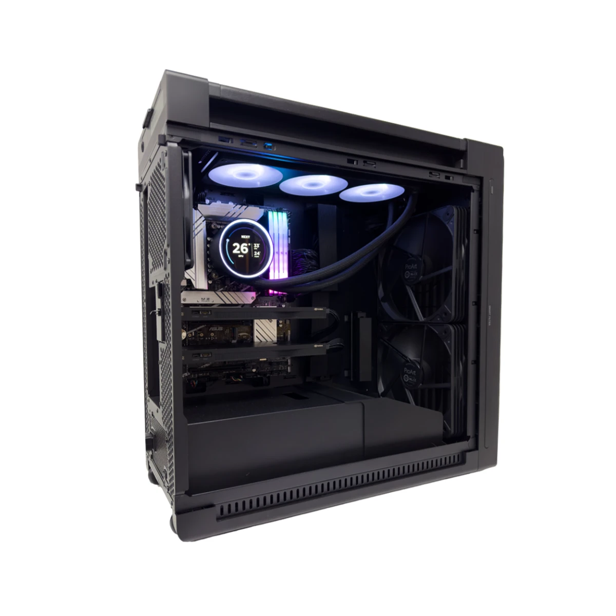 3D-Simulations Workstation (Core i9-14900K, 128 GB RAM, 2 X RTX Pro 4000 24GB GPU)  view 4