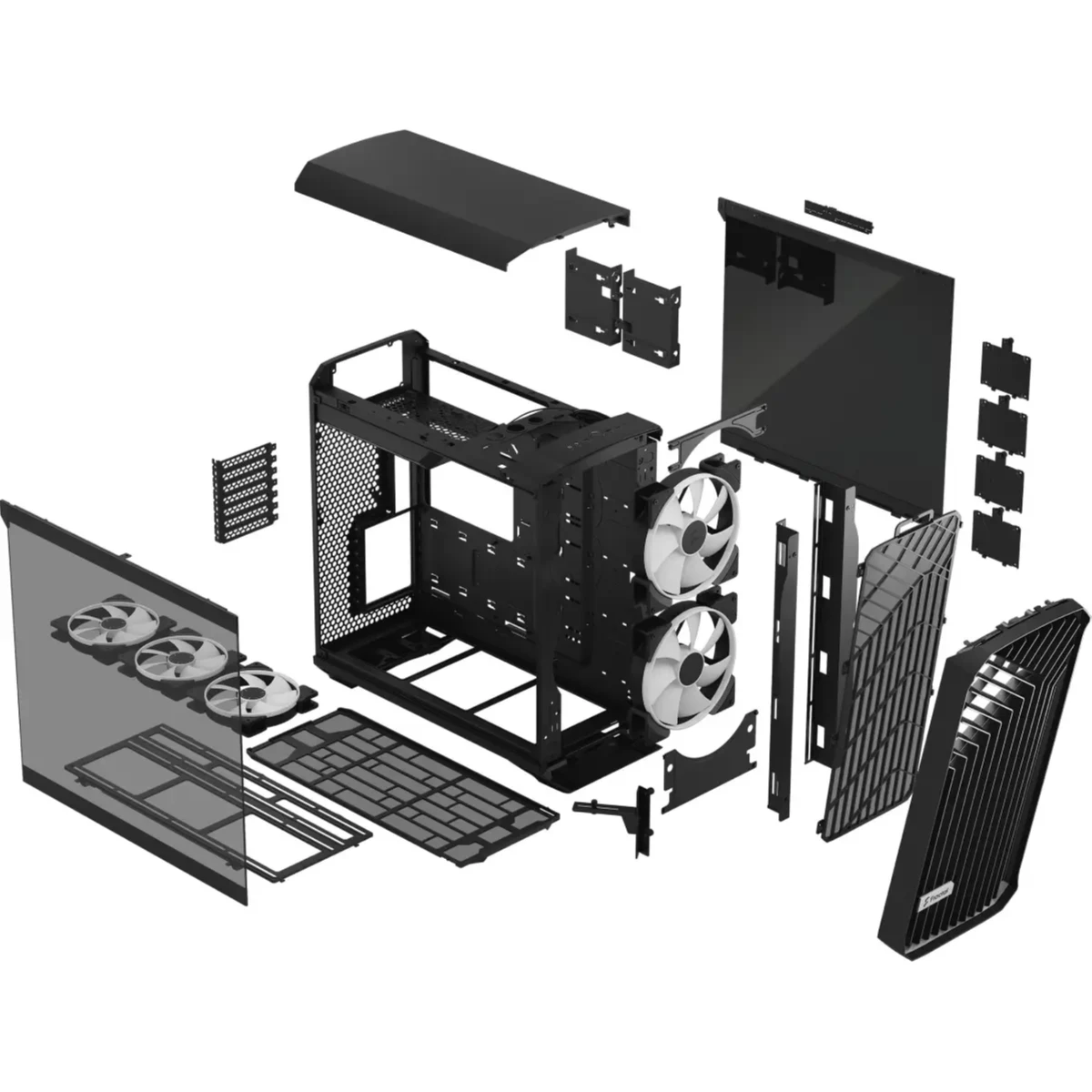 Fractal Design Torrent RGB TG Light Tint Case - Black | FD-C-TOR1A-04 view 5