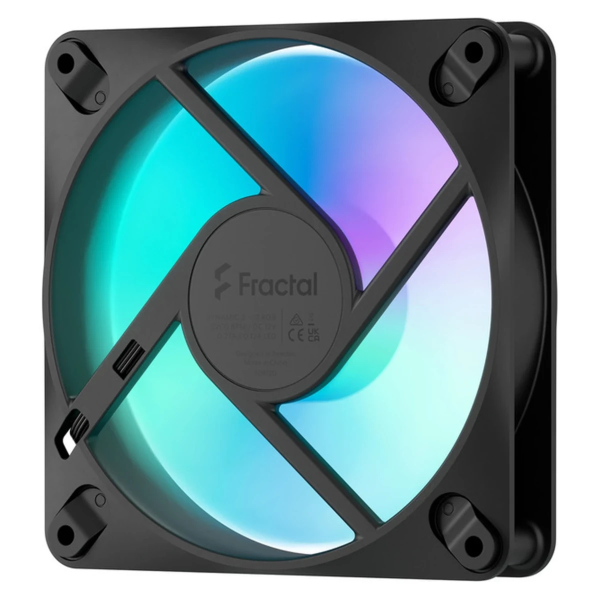 Fractal Design Dynamic 3 12 RGB Fan - Black | FD-F-DR3-1201 view 3