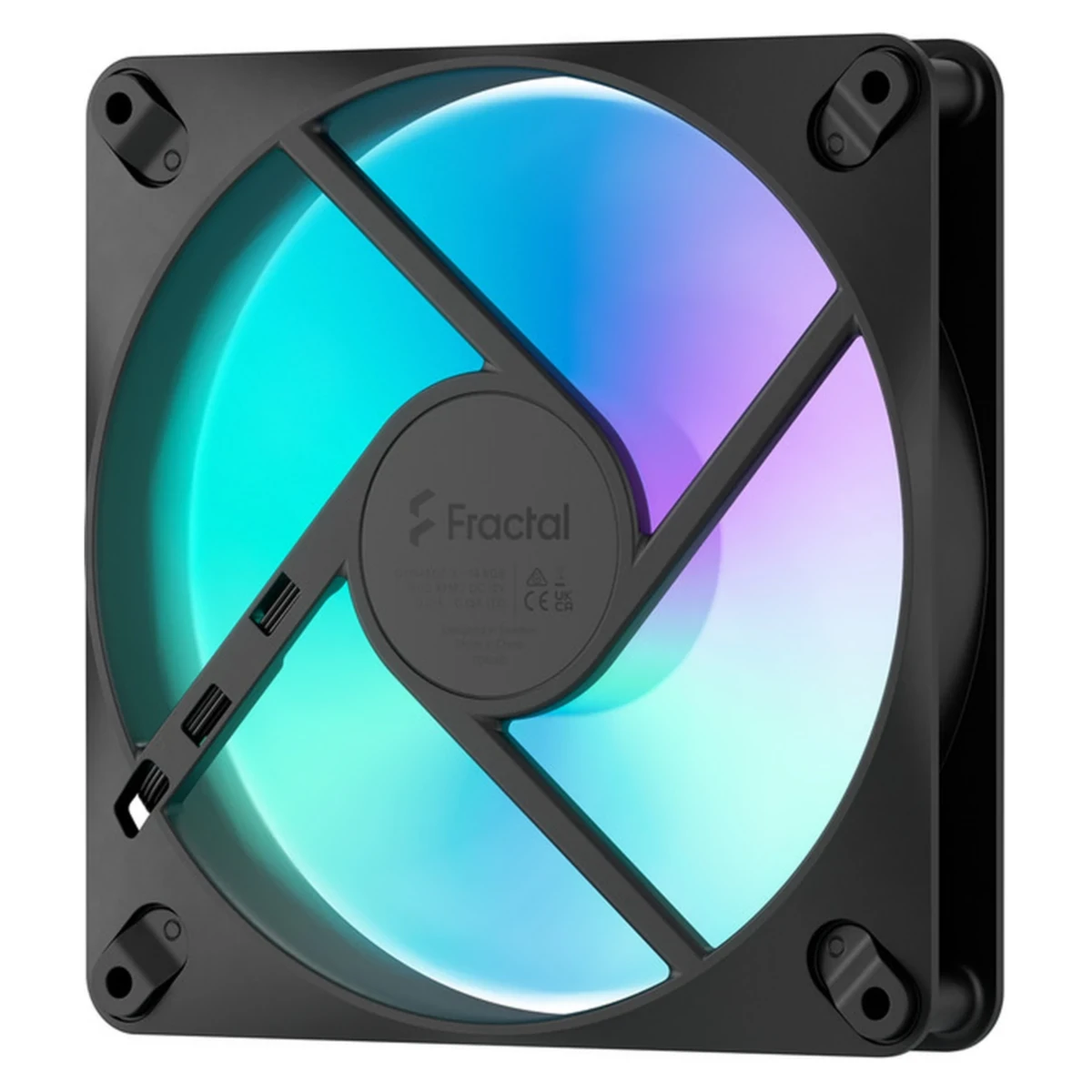 Fractal Design Dynamic 3 14 RGB Fan - Black | FD-F-DR3-1401 view 2