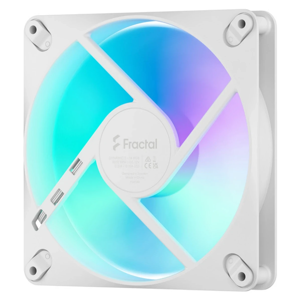 Fractal Design Dynamic 3 14 RGB Fan - White | FD-F-DR3-1402 view 5