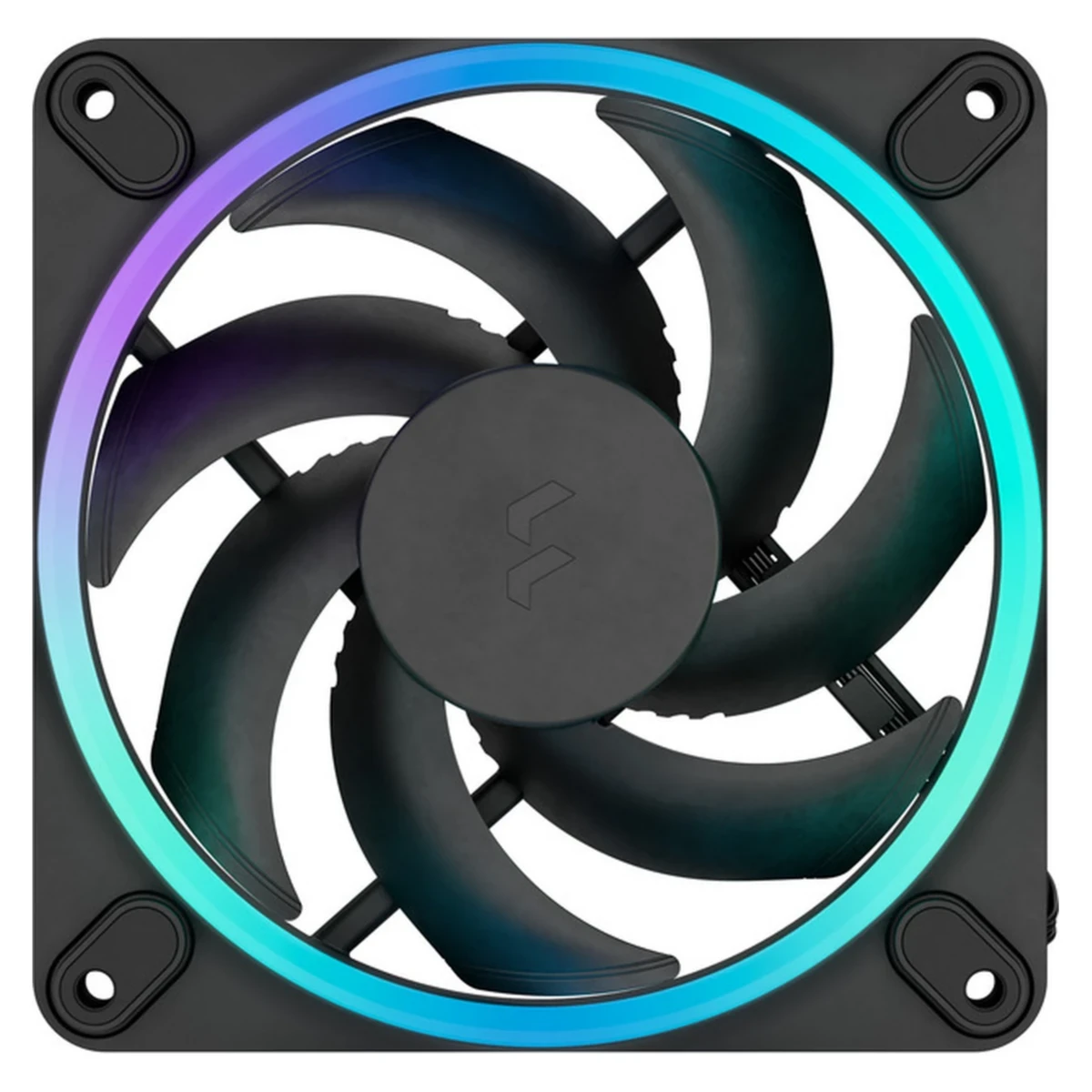Fractal Design Momentum 12 ARGB 120mm PWM Fan - Black | FD-F-MR1-1201 view 2
