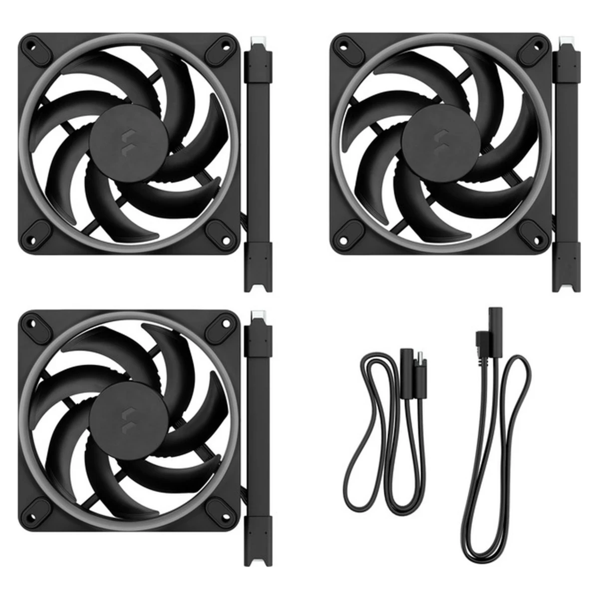 Fractal Design Momentum 12 ARGB 120mm PWM 3 Pack Fans - Black | FD-F-MR1-1203