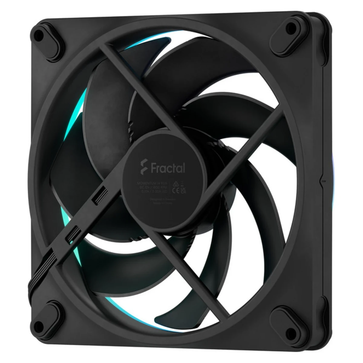 Fractal Design Momentum 14 ARGB 140mm PWM Fan - Black | FD-F-MR1-1401 view 4
