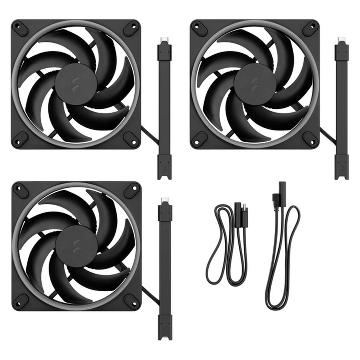 Fractal Design Momentum 14 ARGB 140mm PWM 3 Pack Fans - Black | FD-F-MR1-1403
