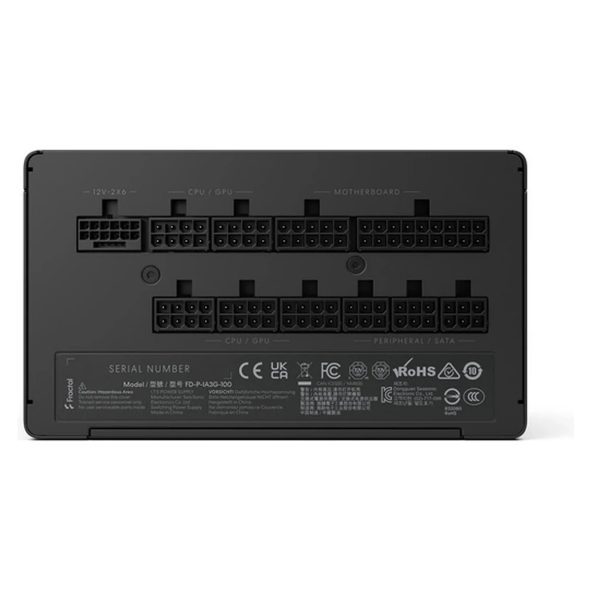 Fractal Design Ion 3 Gold 1000W Full Modular Power Supply - Black | FD-P-IA3G-100-UK view 5