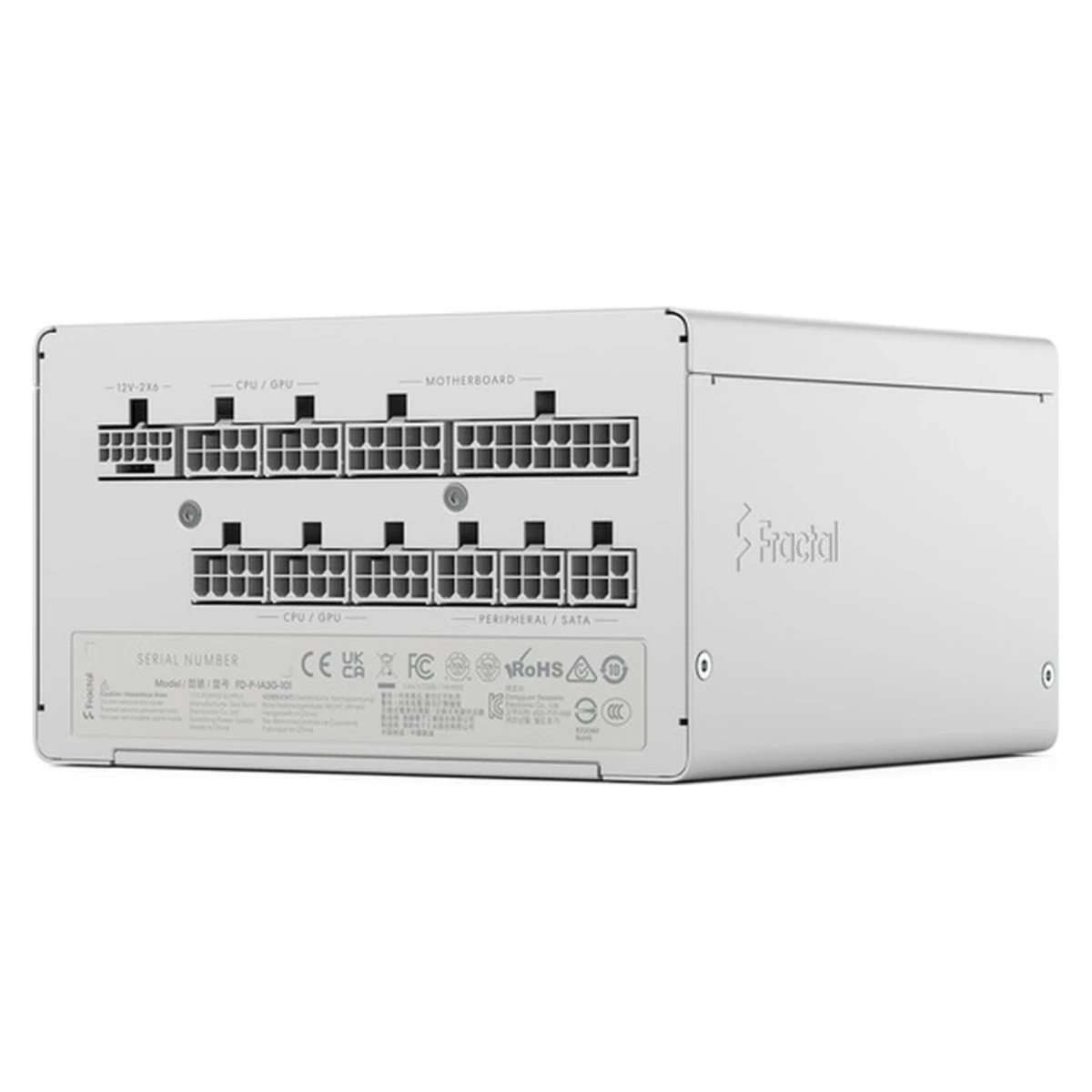 Fractal Design Ion 3 Gold 1000W White Full Modular Power Supply - White | FD-P-IA3G-101-UK view 4
