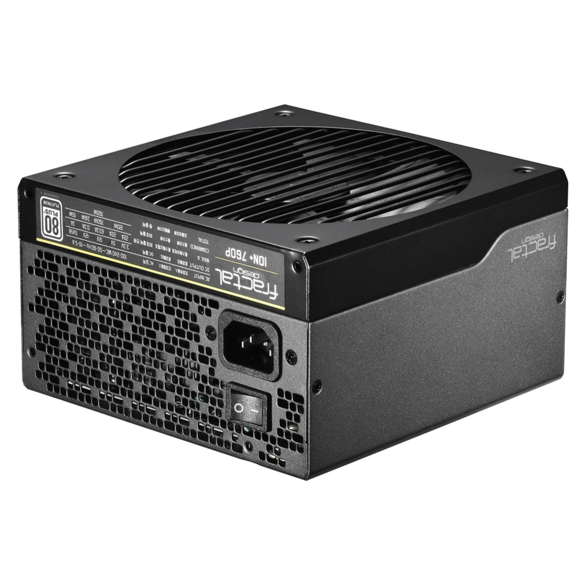 Fractal Design ION+ 760P 760W Fully Modular Platinum Power Supply - Black | FD-PSU-IONP-760P-BK-UK view 4