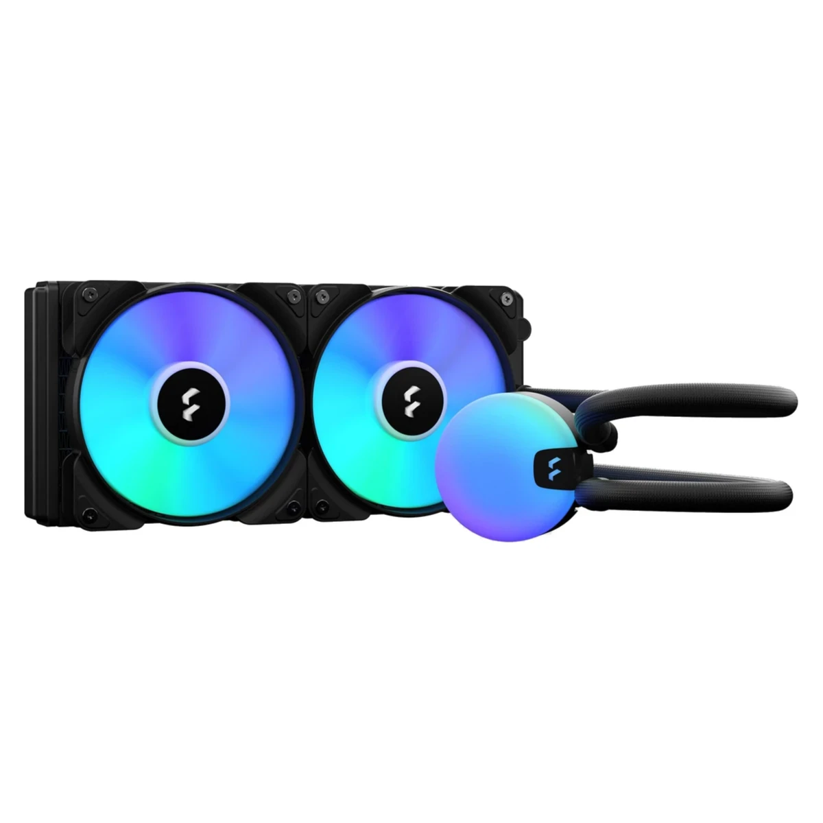 Fractal Design 240mm Lumen S24 V2 RGB CPU Liquid Cooler - Black | FD-W-L1-S2412