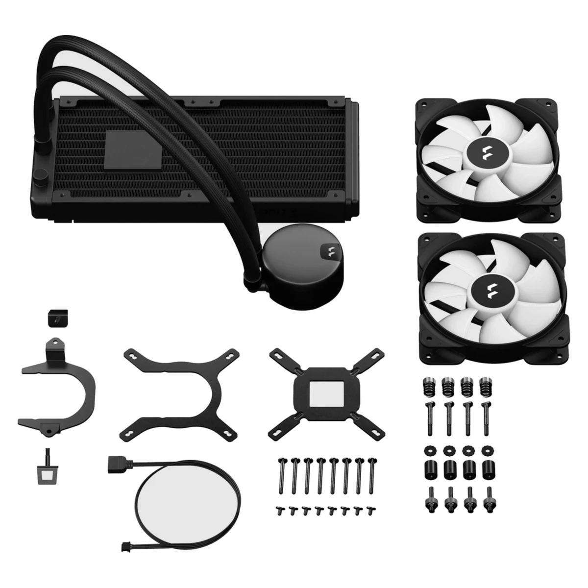 Fractal Design 240mm Lumen S24 V2 RGB CPU Liquid Cooler - Black | FD-W-L1-S2412 view 5