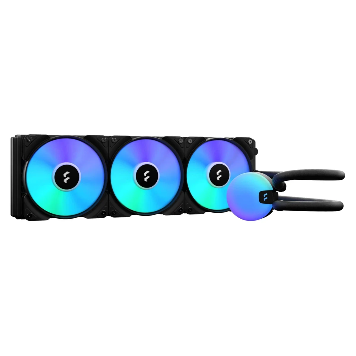 Fractal Design 360mm Lumen S36 V2 ARGB AIO CPU Liquid Cooler - Black | FD-W-L1-S3612