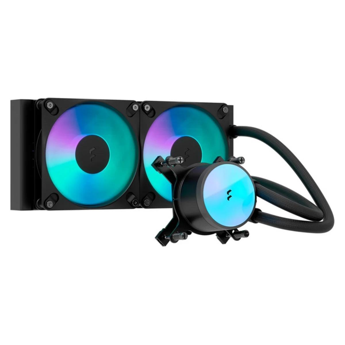 Fractal Design Radius 240 RGB CPU Liquid Cooler - Black | FD-W-RA1-2402