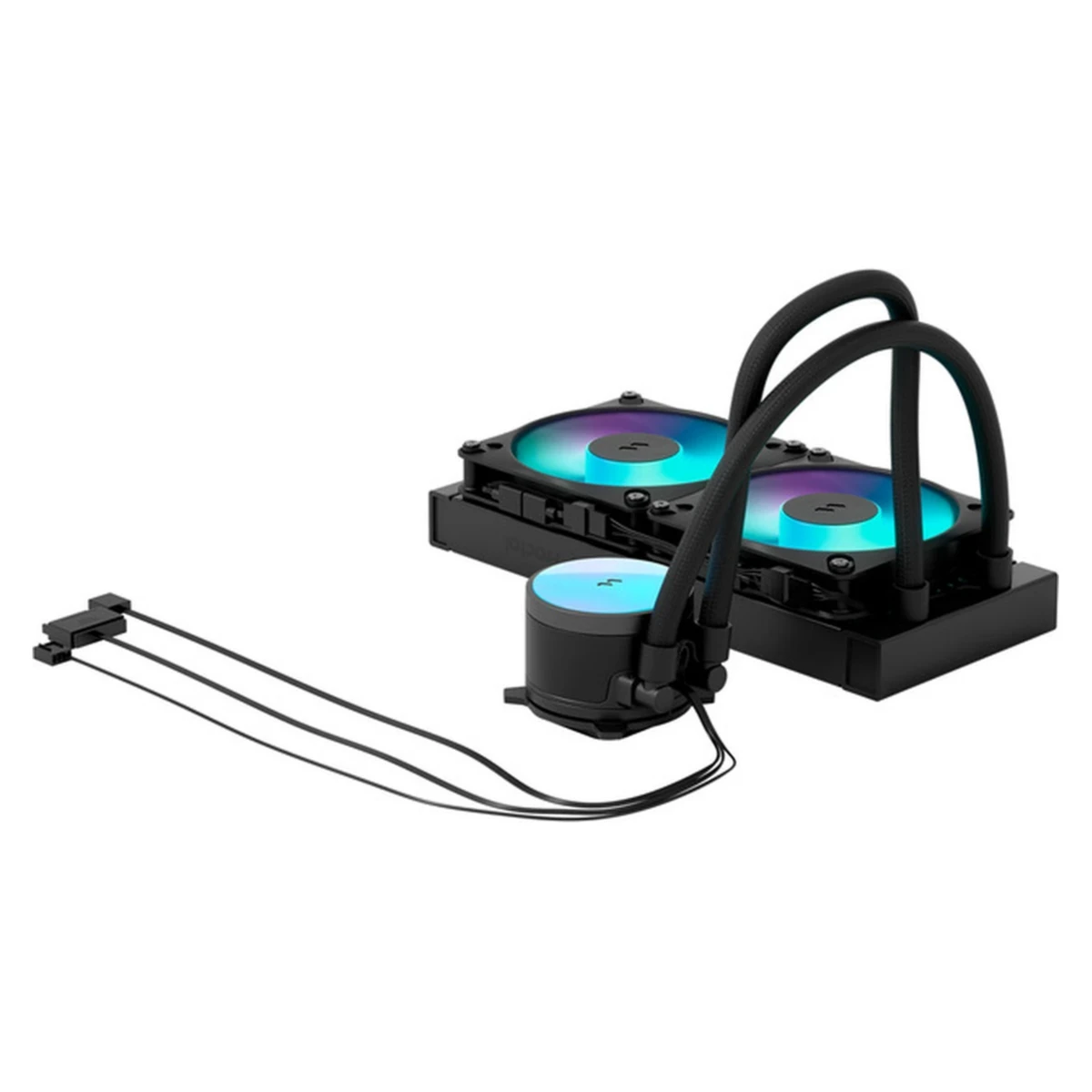 Fractal Design Radius 240 RGB CPU Liquid Cooler - Black | FD-W-RA1-2402 view 2