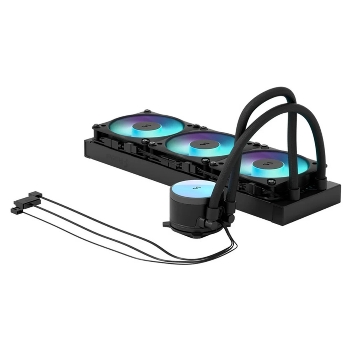 Fractal Design Radius 360 RGB CPU Liquid Cooler - Black | FD-W-RA1-3602 view 2