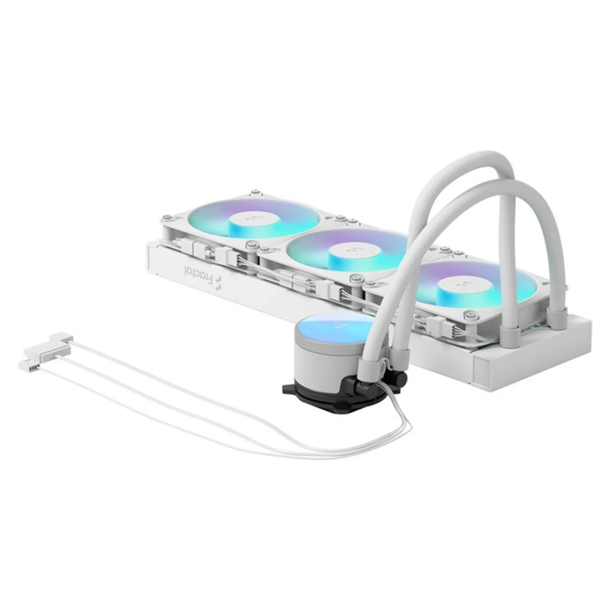 Fractal Design Radius 360 RGB CPU Liquid Cooler - White | FD-W-RA1-3603 view 2