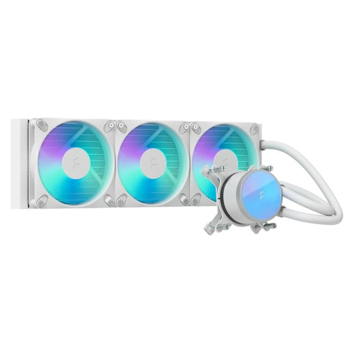 Fractal Design Radius 360 RGB CPU Liquid Cooler - White | FD-W-RA1-3603