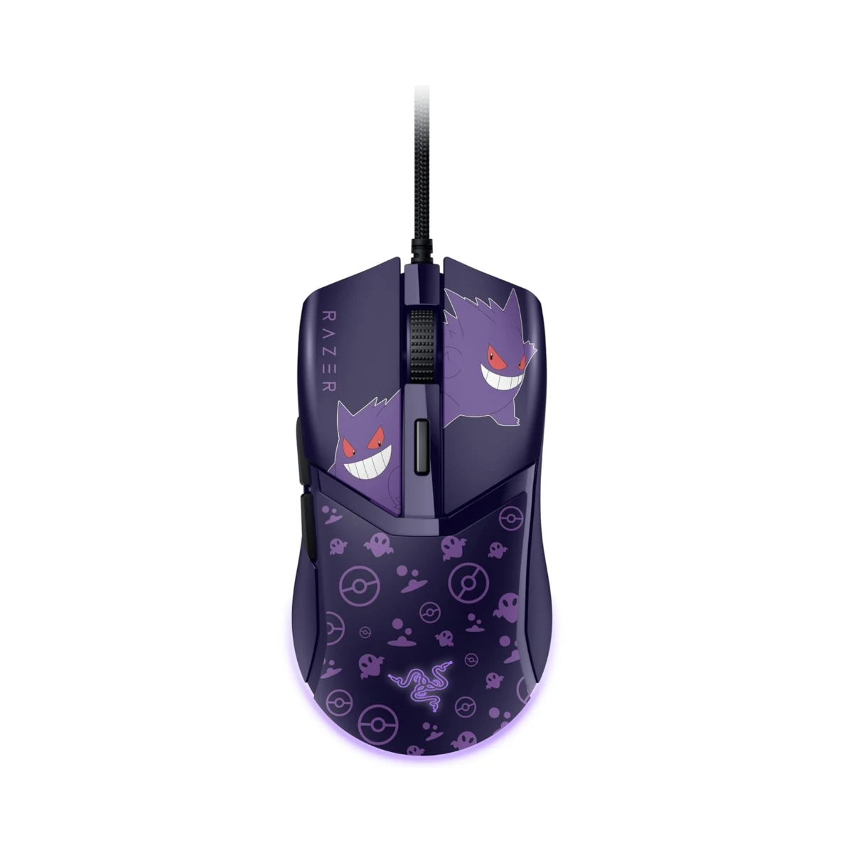 Razer Cobra Gengar Edition Lightweight Wired Gaming Mouse (Razer Chroma RGB, High-Performance Optical Sensor) - RZ01-04650700-R3M1