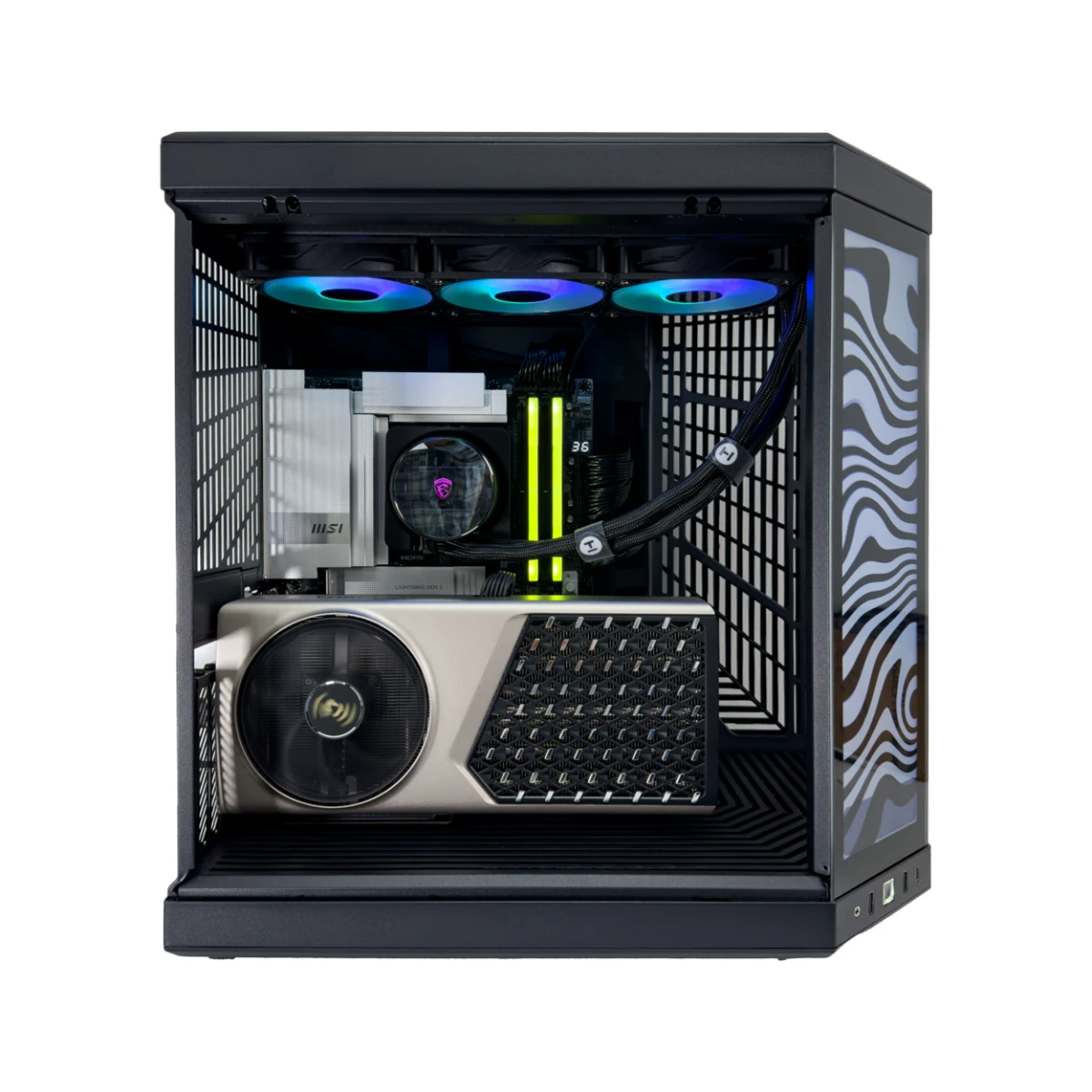Gaming PC Enthusiast (Ultra 9 285K, 32 GB DDR5 RAM, RTX 5080 16GB GPU) - Powered by MSI view 3